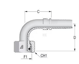 Divers - Non définie - Raccord à sertir DN16-M24x1,5-