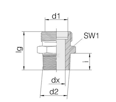 Divers - Non définie - Racc. man. 15L - 1/2 BSPT
