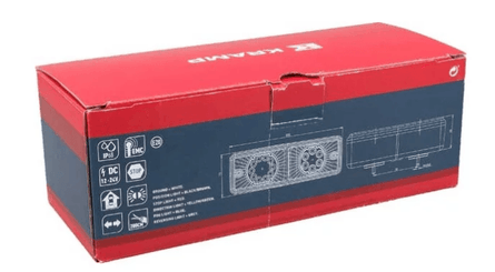 Divers - Non définie - Feu arrière multifonction LED, rectangulaire, 12-24V, 200x70x60mm