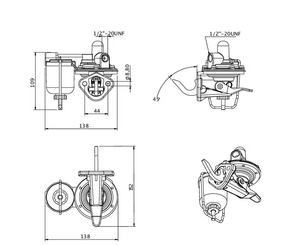 Divers - Non définie - Pompe d'alimentation Perkins