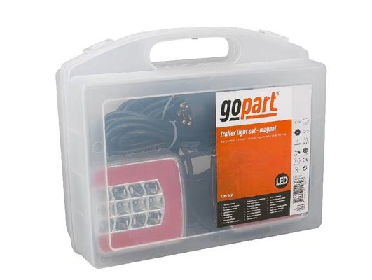 Divers - Non définie - Kit signalisation LED feux arrière câble 12 m magnétique