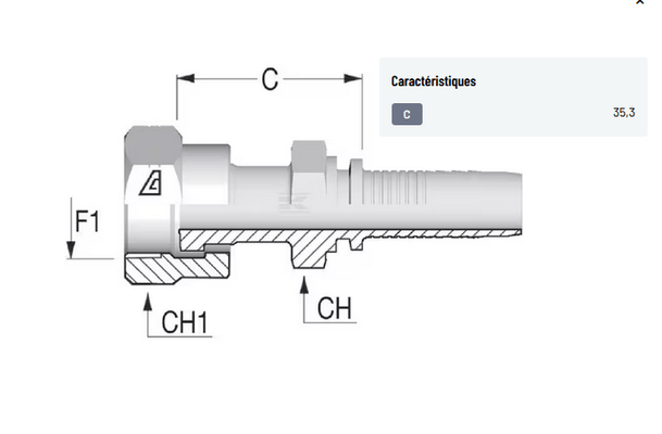 Divers - Non définie - Raccord  DN10-13/16