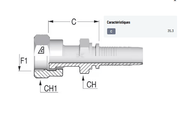 Divers - Non définie - Raccord  DN10-13/16