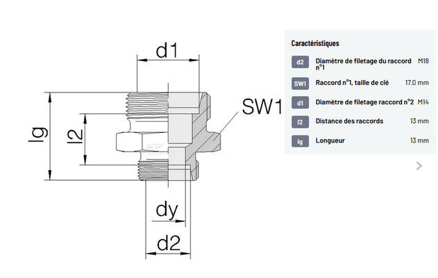 Divers - Non définie - Raccord 12L - 8L