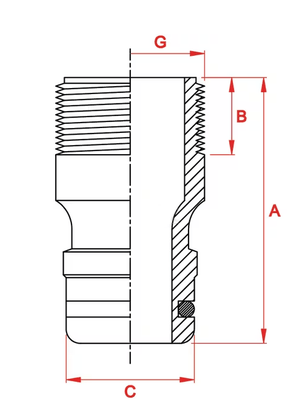 Divers - Non définie - "Adaptateur filet mâle G 3/4""