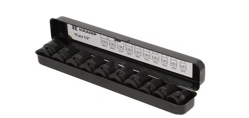 Divers - Non définie - "Jeu 10 douilles à choc 1/2"""