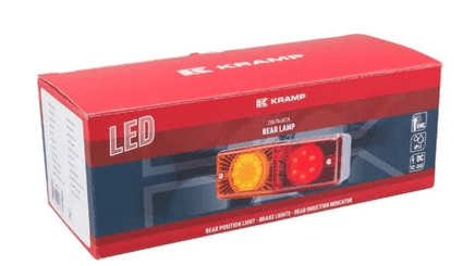 Divers - Non définie - Feu arrière multifonction LED, rectangulaire, 12-24V, 200x70x60mm