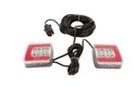 Kit signalisation LED feux arrière câble 12 m magnétique
