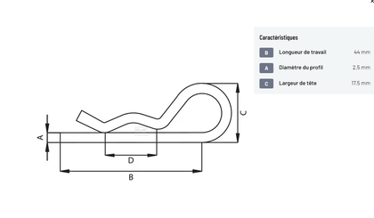 Divers - Non définie - Goupille Beta 2.5mm (x10)