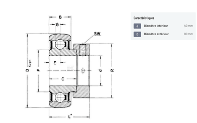 Divers - Non définie - Roulement à billes
