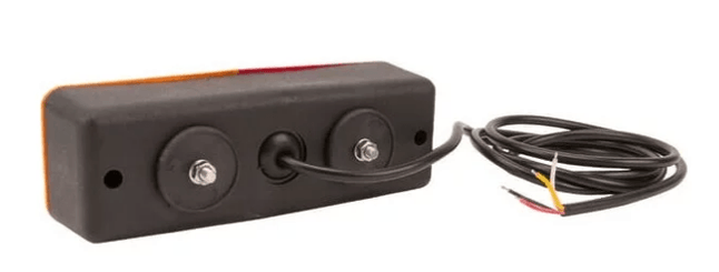 Divers - Non définie - Feu arrière multifonction LED, rectangulaire, 12-24V, 200x70x60mm