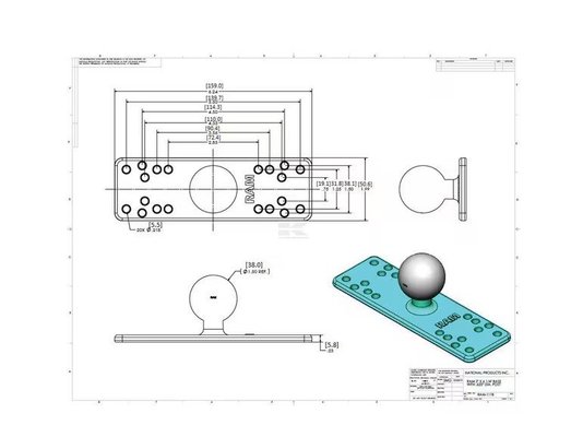 Divers - Non définie - Plaque de montage