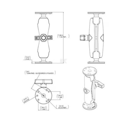 Divers - Non définie - Kit de fixation complet RAMC