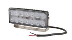 Phare de travail LED rectangulaire 42W 3800lm, 10/30V, 140.2x41.8x57.2mm