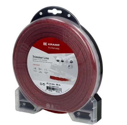 Divers - Non définie - Fil de coupe Ø 2.4mm 88m torsadé rouge