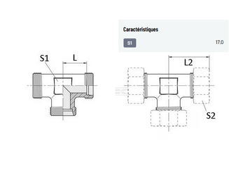 Divers - Non définie - Union TE (corps) 8L