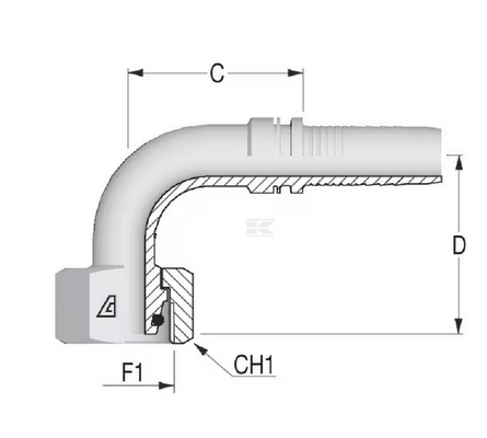 Divers - Non définie - Raccord à sertir DN16-M22x1,5-