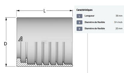 Divers - Non définie - Douille à sertir HST-HF-DN20
