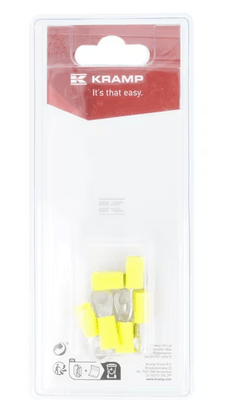 Divers - Non définie - Cosse à anneau jaune Ø5mm - 4,0-6,0mm² (x5)