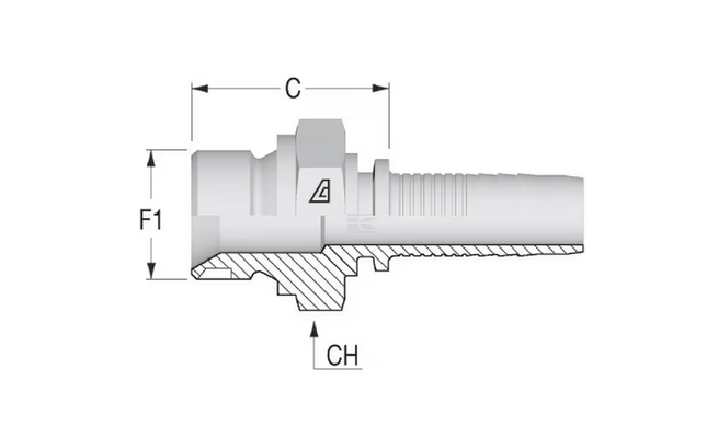 Divers - Non définie - Raccord à sertir DN13-1/2 BSP