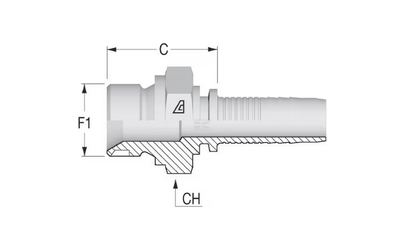 Divers - Non définie - Raccord à sertir DN13-1/2 BSP