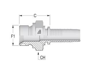Divers - Non définie - Raccord à sertir DN06-3/8 BSP