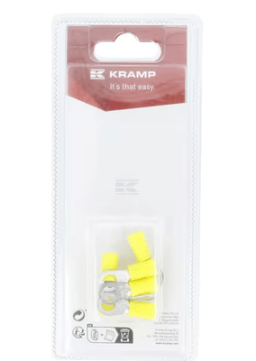 Divers - Non définie - Cosse à anneau, jaune Ø6mm - 4,0-6,0mm² (x6)