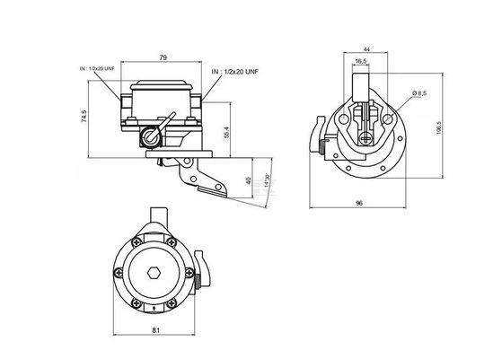 Divers - Non définie - Pompe d'alimentation Perkins