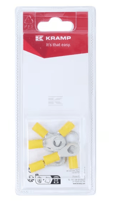 Divers - Non définie - Cosse à anneau jaune Ø8mm - 4,0-6,0mm² (x6)