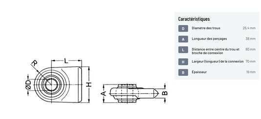 Divers - Non définie - Rotule à souder 25.7 KF (S1340