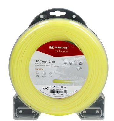 Divers - Non définie - Fil de coupe Ø 2.4mm 88m rond jaune