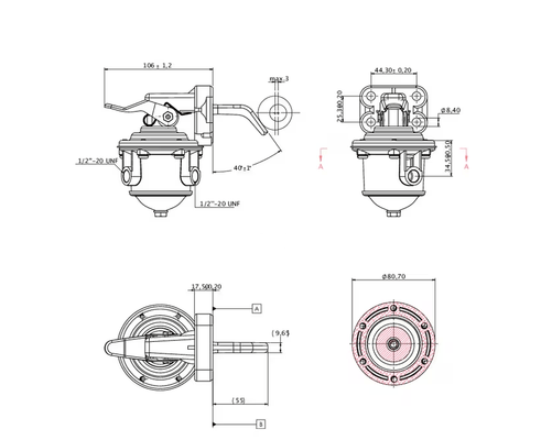 Divers - Non définie - Pompe d'alimentation Perkins Adaptable