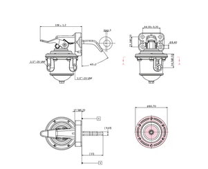 Divers - Non définie - Pompe d'alimentation Perkins Adaptable