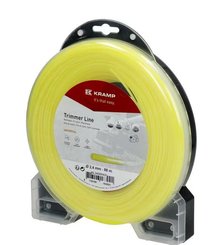 Divers - Non définie - Fil de coupe Ø 2.4mm 88m rond jaune