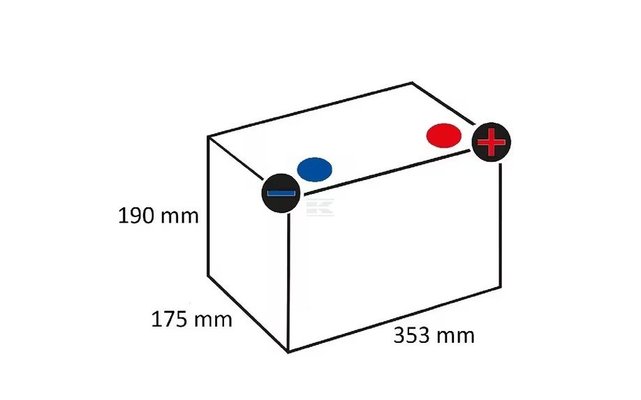 Divers - Non définie - Batterie 12V 100 Ah 830 A