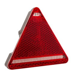 Divers - Non définie - Feu arrière LED triangulaire droit, 12-24V, 163x144x38.8mm, 5 fiches