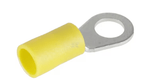 Cosse à anneau, jaune Ø6mm - 4,0-6,0mm² (x6)