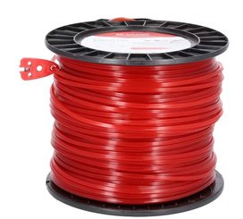 Divers - Non définie - Fil de coupe Ø 4mm 122m carré rouge