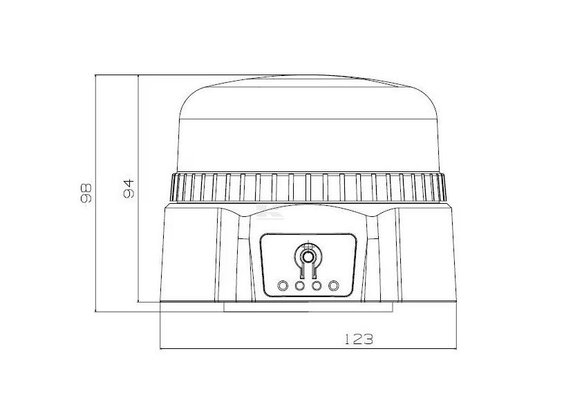 Eclairage - Feux & Gyrophare - Gyrophare à LED rechargeable