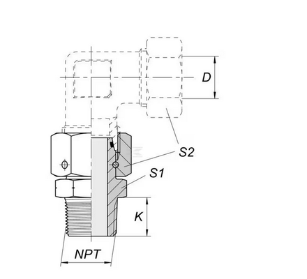 Divers - Non définie - Raccord vissé ACAG 13x15,21