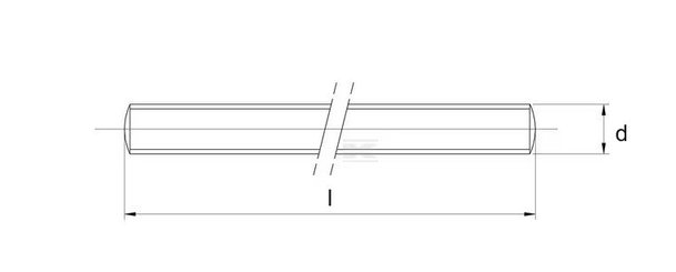 Divers - Non définie - Tige filetée M6 8.8 zing