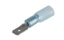 Cosse plate mâle, bleue 6,3x0,8mm - 1,5-2,5mm² (x6)
