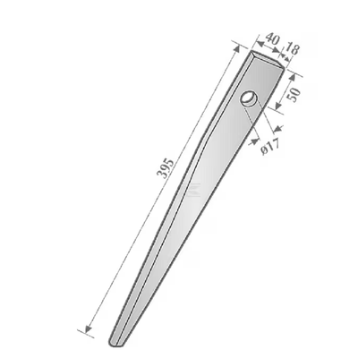 Divers - Non définie - Dent de herse rot Kuhn 400