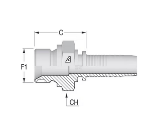 Divers - Non définie - Raccord à sertir DN06-1/2 BSP