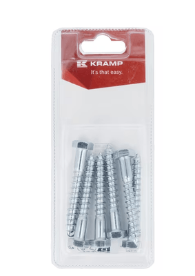 Divers - Non définie - Vis à bois M8 x 60mm (x6)