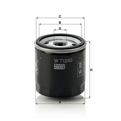 Divers - Non définie - Cartouche Filtre à huile