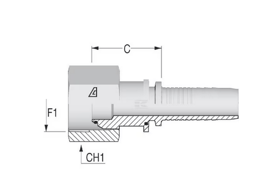 Divers - Non définie - "Raccord á sertir DN25-1"" BSP