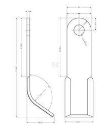 Divers - Non définie - Fléau 60x7x245