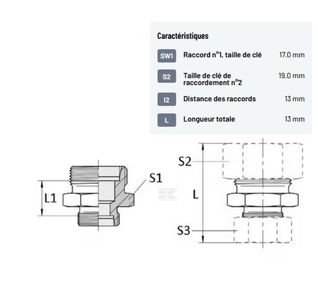 Divers - Non définie - Raccord 12L - 8L