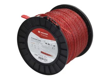 Divers - Non définie - Fil de coupe Ø 3mm 281m torsadé rouge